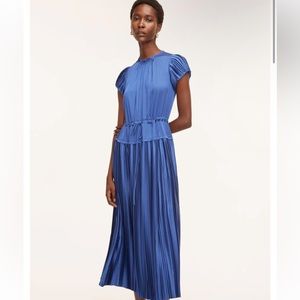 Brand new Rebecca Taylor Pleated Sleeve Cobalt Dress - Tag still on! Never worn!